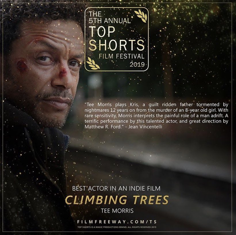 Proud 
Thank you 🙏 
@mattford81 <a href="/DAfilms/">Daniel Alexander</a> <a href="/RoyZafrani/">Roy Zafrani</a> @TopShorts 
#actor #award #indiefilm #SupportIndieFilm #casting #climbingtrees #proud #actorslife