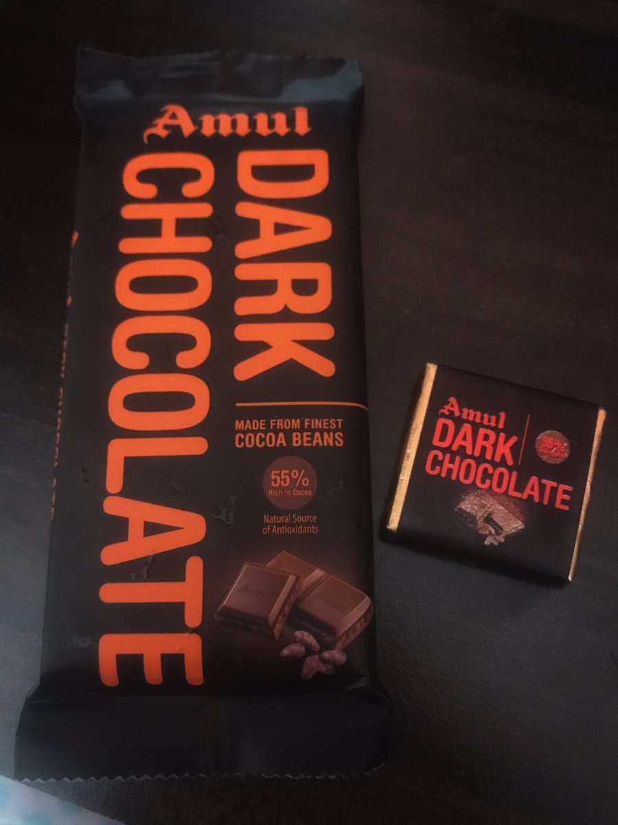 Dark Chocolate: Good old 55%. The simplest and the best, and has put me off milk chocolates for good.