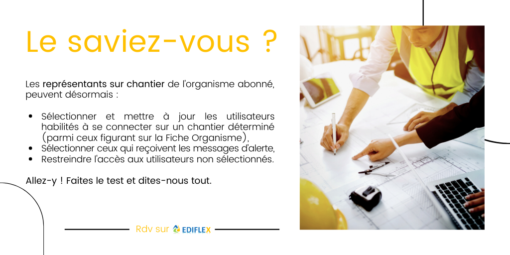 EpictureParis's tweet photo. 🚨 Alerte nouvelle fonctionnalité EDIFLEX ! 🚨

#representantchantier #chantier #epicture #ediflex #situationsdetravaux #mpt #mtp #habilitation #filtrage https://t.co/CmsLcKZzHC