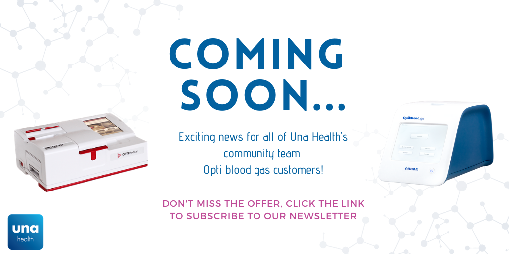 UnaHealth's tweet photo. We've got some exciting news on its way for all our existing @OPTIMedical customers!
Sign up to our newsletter to make sure you don't miss out...
https://t.co/3BX5BFwzVm
#opti #bloodgasanalysis #quikreadgo #CRP @AidianGlobal https://t.co/RxGQZdfhWY