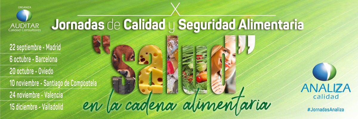LuisMGallego's tweet photo. Ponencia sobre El #Control de #Calidad en la #Alimentación #Animal
Antonio Llorente Arias. Director de #Laboratorio. #Setna #Nutrición S.A.U
En #JornadasAnaliza
22 de Septiembre en MAdrid
Inscribete ya ¡¡¡¡¡ https://t.co/c88HjI3K0d