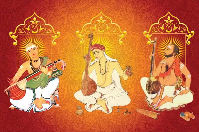 The Three Jewels of  #karnatic  #music with VeenasShri Muthuswami DeekshitarShri ThyagarajaShri Syama Sastri