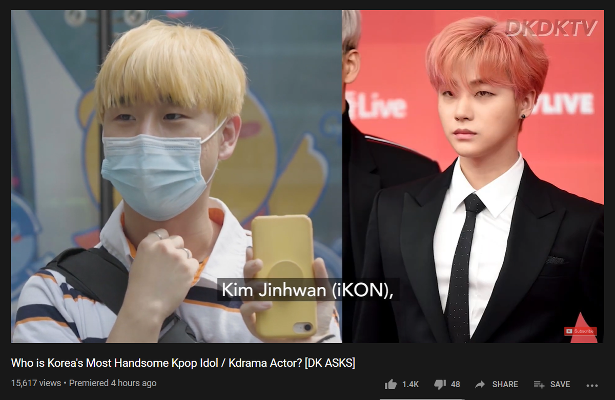 HWANtopia's tweet photo. A quick mention but Jinhwan in good company as one of the idols this man-in-the-street likes. 🥰 Check out this fun discussion on visuals in KR entertainment. ☺️

🔗 https://t.co/MSrPr4tTQ0

#김진환 | #ジナン | #JAY
#JINHWAN | @iKON_gnani_____
#iKON | #아이콘 | @YG_iKONIC https://t.co/9NYu1pieLQ