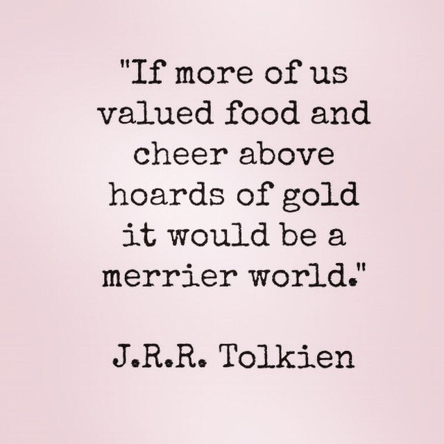CERecruitmentL1's tweet photo. Wise words from Tolkien for a Wednesday! #wednesdaywisdom #wisewords #lordoftherings #lotr #tolkien #foodquote #canderecruitment https://t.co/4Lx7URDJxX