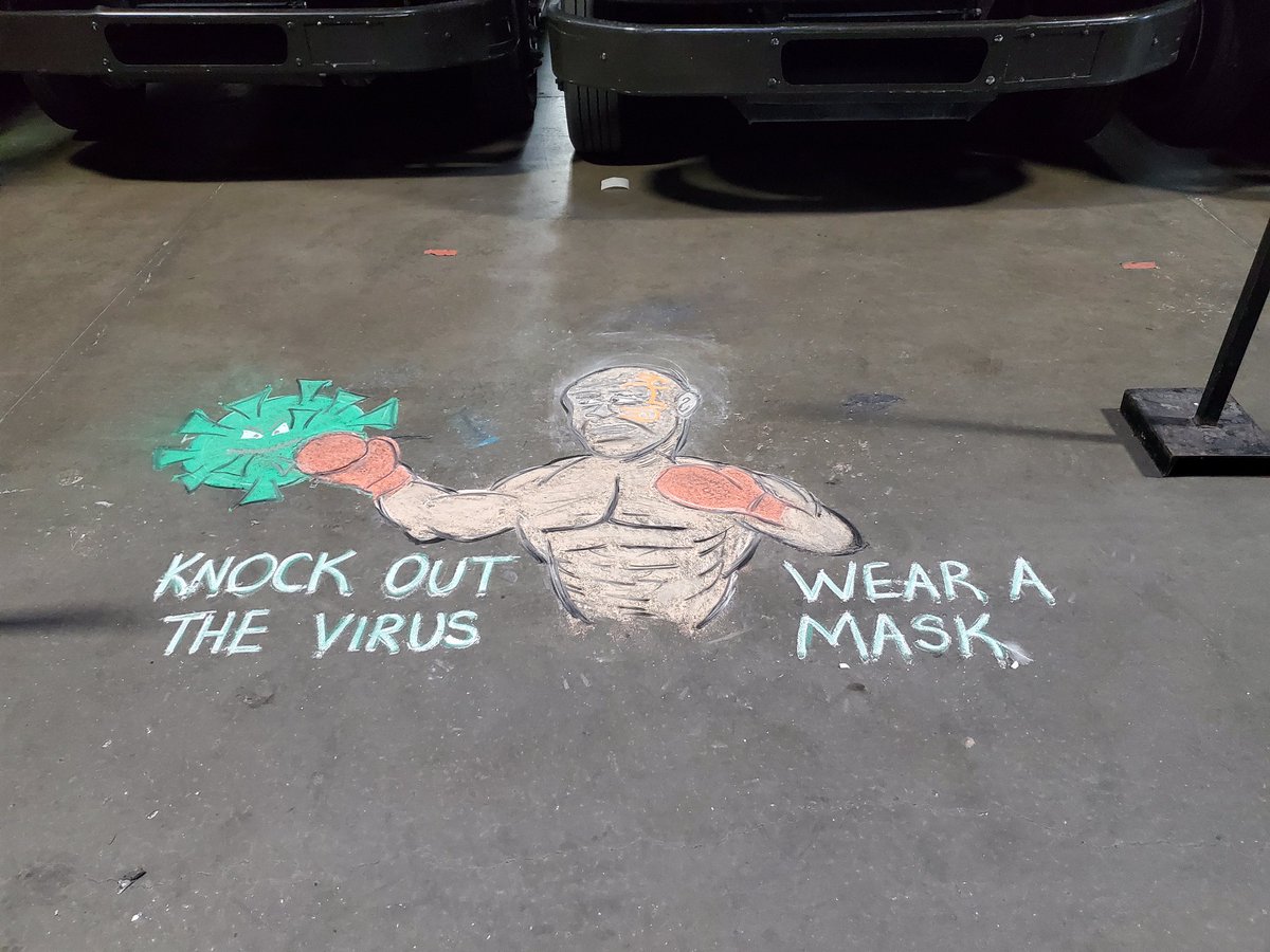 We're doing our part,with helping Iron Mike knock out the "Virus"