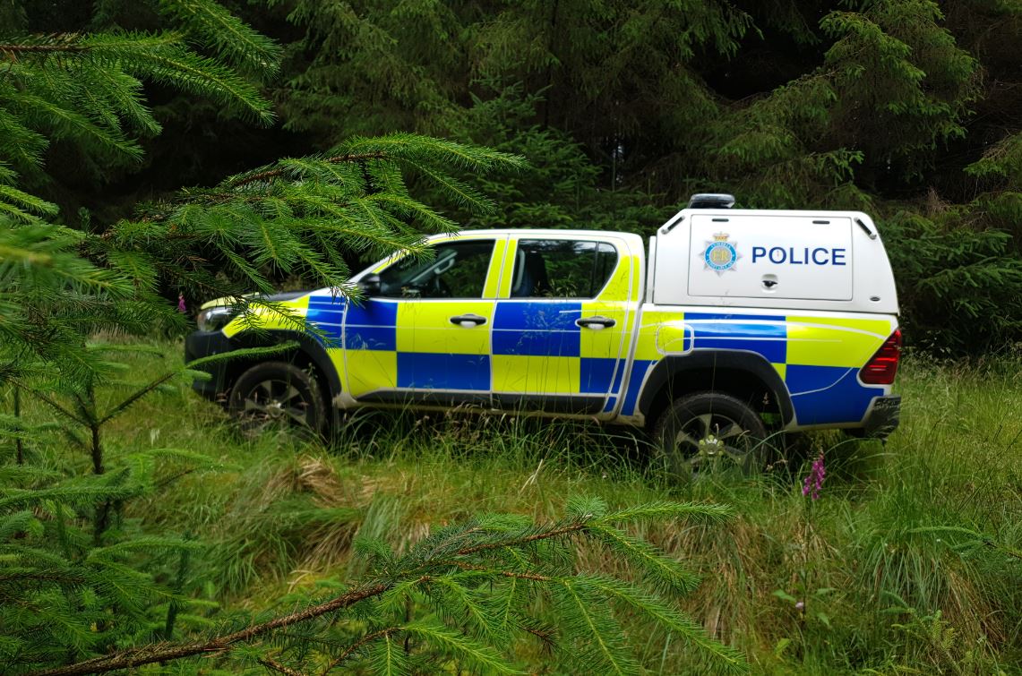 northumbriapol's tweet photo. Our officers were out in Wark Forest on Sunday alongside our colleagues at @Cumbriapolice as part of #OpHarley which targets and disrupts off-road disorder and general anti-social behaviour. 

Our multi-agency approach is key to tackling cross-border criminality! 🤝 https://t.co/teTULfhtPw