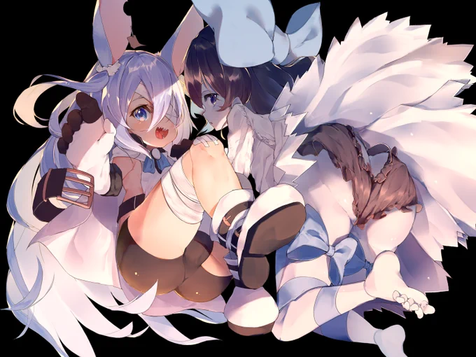 モニカちゃんとターニアちゃん
 #LittleWitchNobeta #リトルウィッチノベタ 