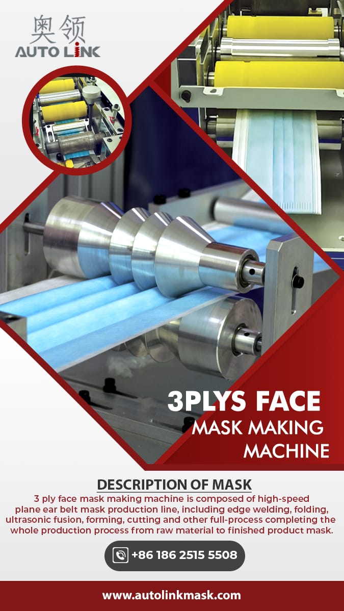 autolinkmask's tweet image. 3plys face mask making machine

We are leading manufacturer of Non woven and maks making machine.  We offer 3 ply mask Machinery and N95 mask making Machine. Some of the features include, high stability, low failure rate, etc.,
 #autolinkmask #facemaskmakingmachine #facemask