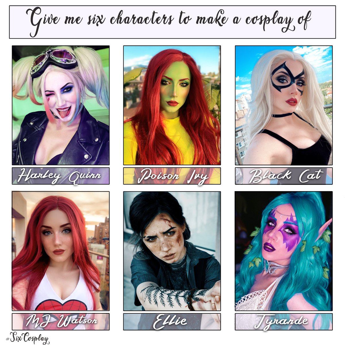 Ezysummers's tweet photo. Aaaaand here's my #sixchallenge cosplay/makeup edition :D https://t.co/c4ITGWLvYo