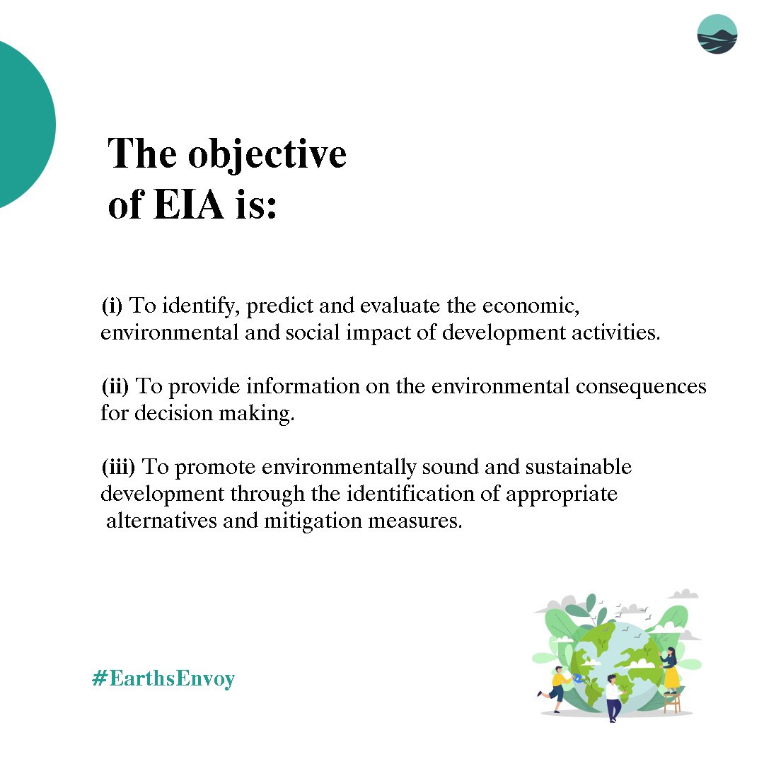 jenneobyng's tweet photo. An EIA is an essential study carried out in the the field of Environmental consulting. It is a multidisciplinary study which aims to measure the impact a project has on the environment and its inhabitants.
#earthsenvoy #jenneoby #environmentalist #sustainability https://t.co/4u50qfHJy4