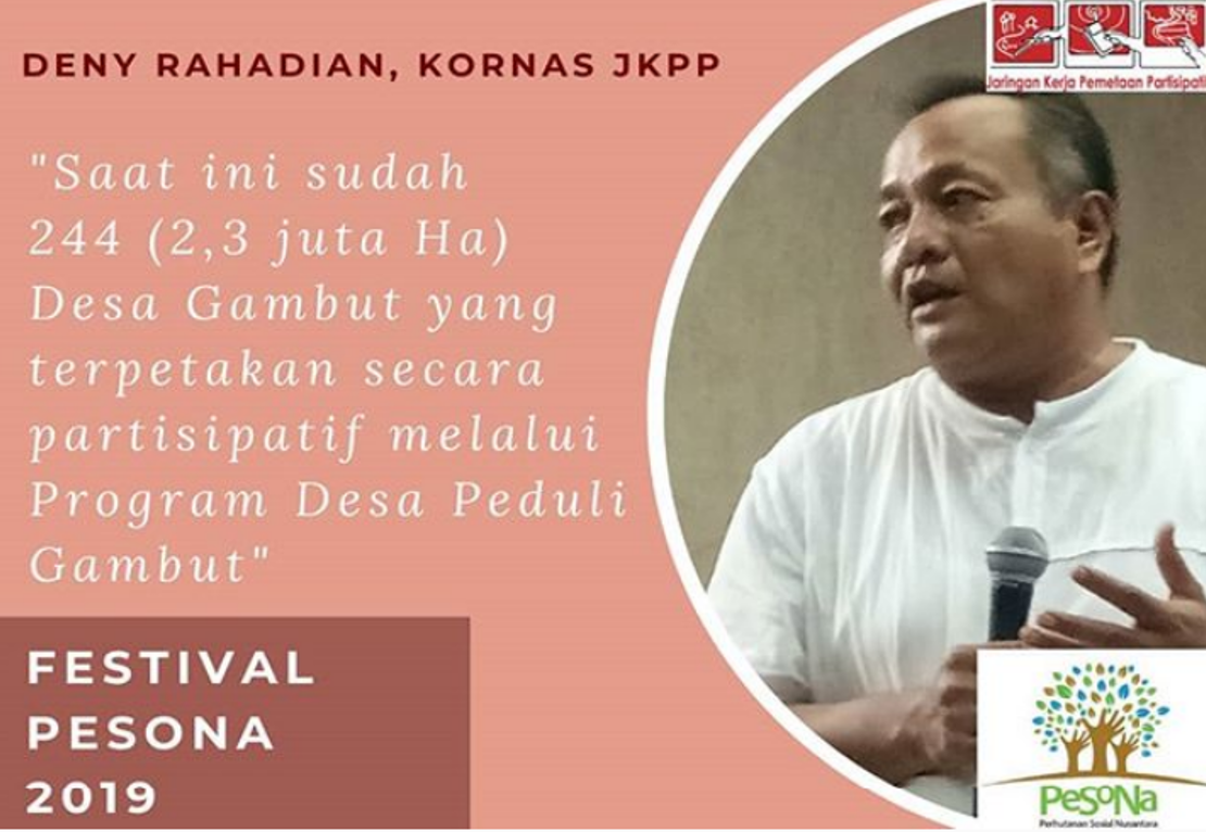 petakampung's tweet photo. @denyrahadian (Kornas JKPP):
Saat ini sudah terpetakan 244 Desa (2,3 Juta Ha) di lahan gambut melalui Program Desa Peduli Gambut bersama @brg_indonesia @Myrnasafitri @muhyusuf039 @hanavink 
#pulihkangambutpulihkankemanusiaan #lanjutkanrestorasigambut https://t.co/8SOayXitMg