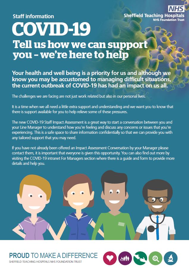 All STH staff are being offered a Staff Impact Assessment to help support health and wellbeing - please see poster below with information about how to arrange yours <a href="/STHODD/">Organisational Development STH</a> <a href="/_ShelleyGreaves/">Shelley Greaves</a>