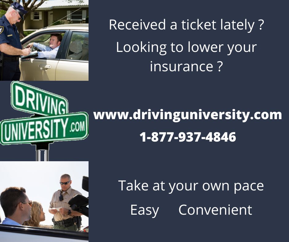 DrivingUniv's tweet photo. #DrivingUniversity #DefensiveDriving #TrafficSchool #TicketDismissal #DriverImprovement #Easy #Online #AutoInsurance #SaveMoney #Insurance #Premium #DMV #Driving #TrafficTicket #Citation #Savings #Discount #DefensiveDrivingCourse https://t.co/Xp9Lkk2dJe