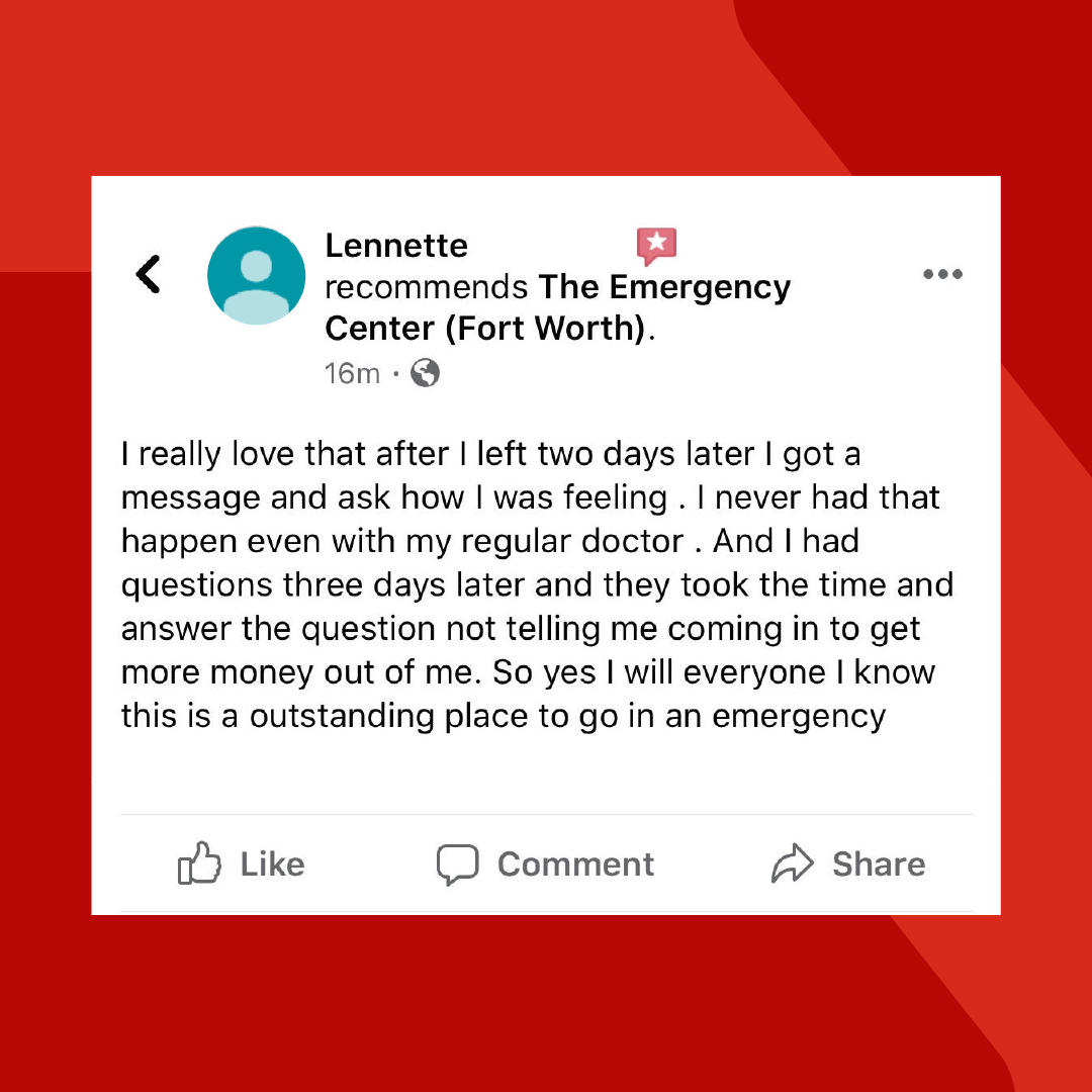 emergency_ctr's tweet photo. Our care doesn't stop when you leave! Our patients are important to us, so we use follow-up telemedicine to see how they're feeling upon returning home. It's just another way we #MakeBadDaysBetter!
#EmergencyCare #EmergencyMedicine #Healthcare #EmergencyCenter https://t.co/zS99AMITdo