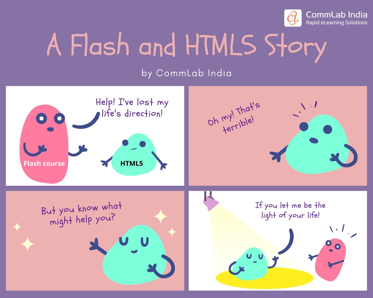commlabindia's tweet photo. It’s storytime this Wednesday! And here’s a story that L&D professionals & training managers would be very interested in! For the complete story, download https://t.co/fVUUwqKmWL. #flashtohtml5conversion https://t.co/NWT1avJ2vg