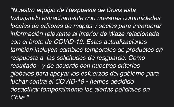 Waze Chile 🇨🇱 tweet media