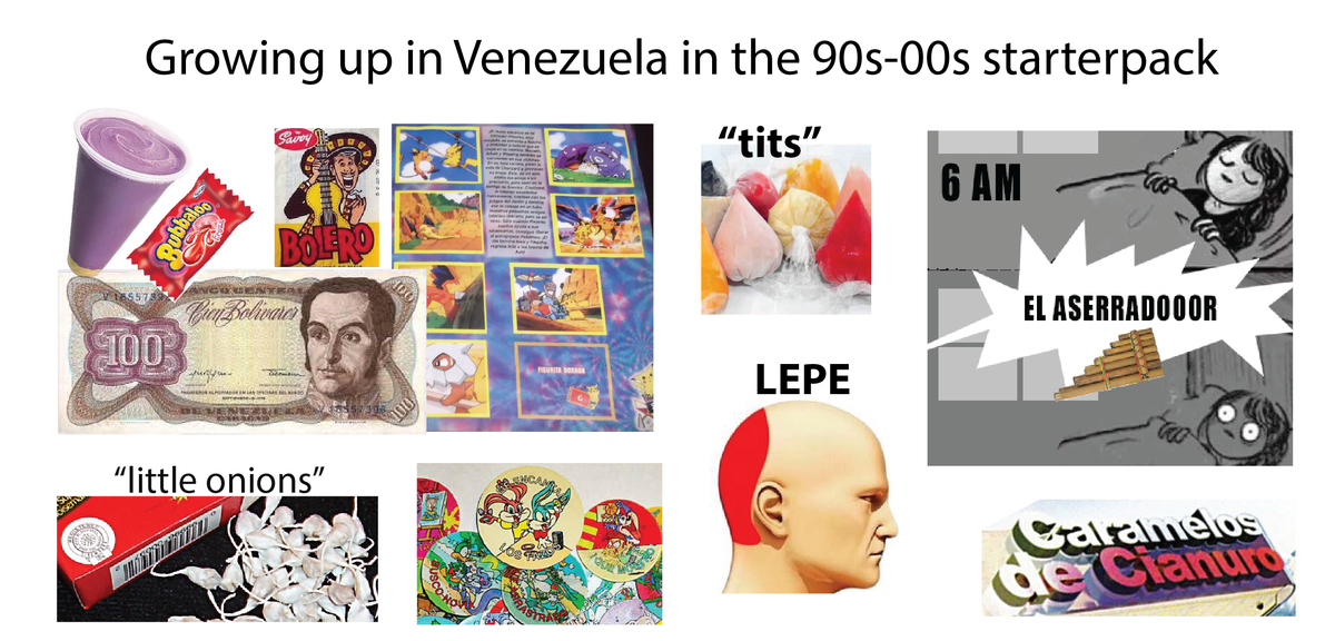 neural001's tweet photo. #Venezuela #Vzla 90s starterpack https://t.co/c9CDOU08ai