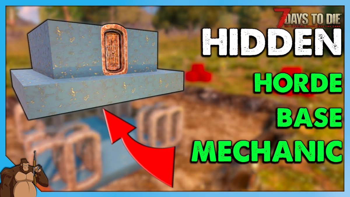 games_primate's tweet photo. Today we get REALLY surprising results after testing a base sent in to me by one of the #Primation!
Three blocks high? No supports? No zombie agro?
I got you 😉
Come hang out 🙂 -
https://t.co/JXP6KgIa6J
#7daystodie #7daystodieAlpha19 #HordeBase #MoreThanJustFloating https://t.co/Z7ztS8Qg0O