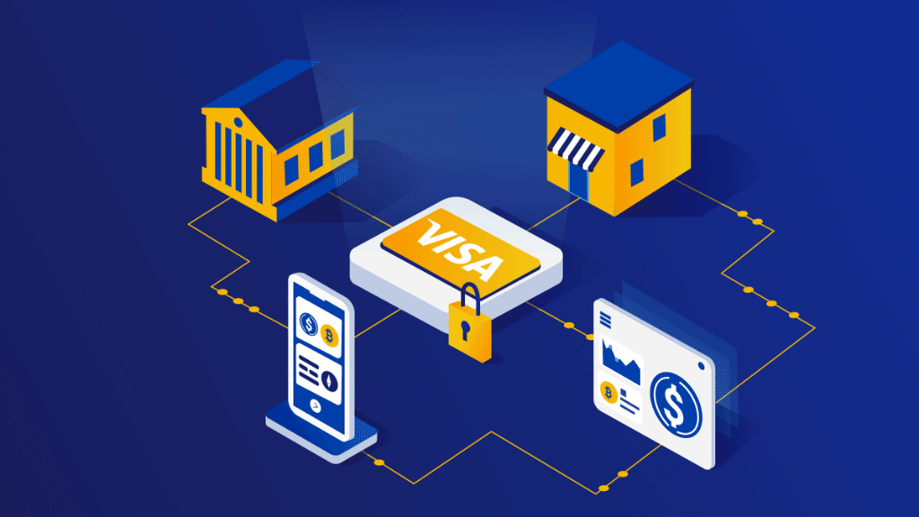 VisaNews's tweet photo. As money moves globally in new ways, we’re at the forefront – exploring innovations like digital currencies. Learn more about how we’re collaborating with clients, partners and policymakers to shape the role of digital currencies in the payments ecosystem: https://t.co/B0LEPxHj1K https://t.co/ErvL7qLO0w
