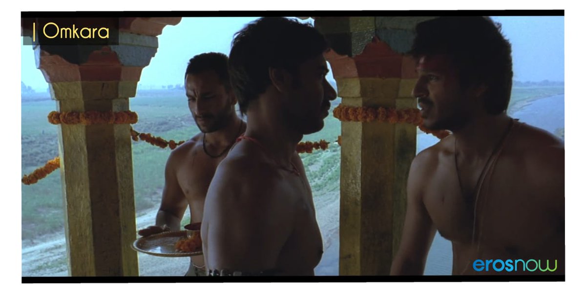 Indeed, this 2006 masterpiece is a quagmire of emotions.Jealousy; as Langda Tyagi, played by (Saif Ali Khan), watches his brother and guru Omkara anoint the younger, less experienced Kesu ( @vivekoberoi) his successor by applying vermillion on his forehead.(3/10)