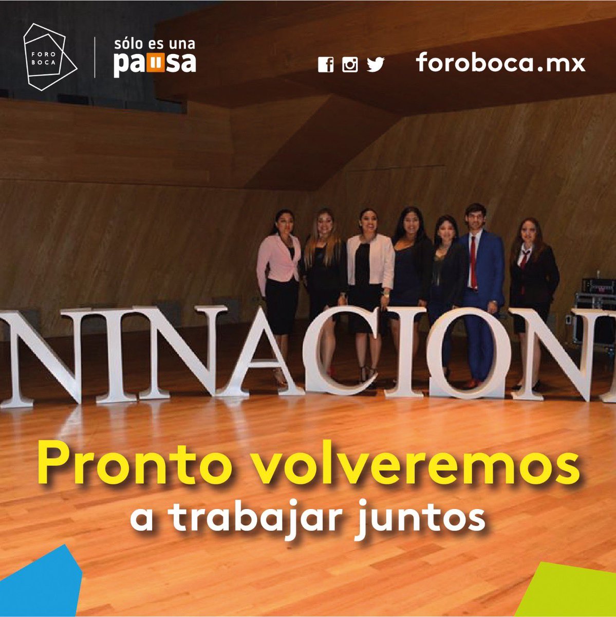 Ya no podemos esperar a volver a estar juntos. #SoloEsUnaPausa