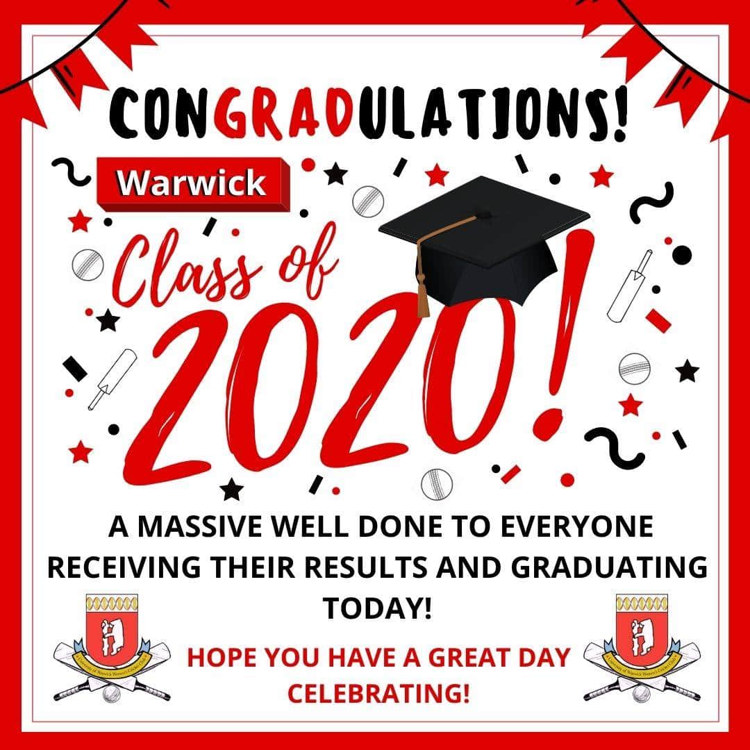 Congratulations Warwick class of 2020!
A massive congratulations to everyone who has received their results and are graduating today! 

We wish you the best of luck for everything you do next! ❤
#WarwickGrad
#classof2020
#universityofwarwick
#warwickuni