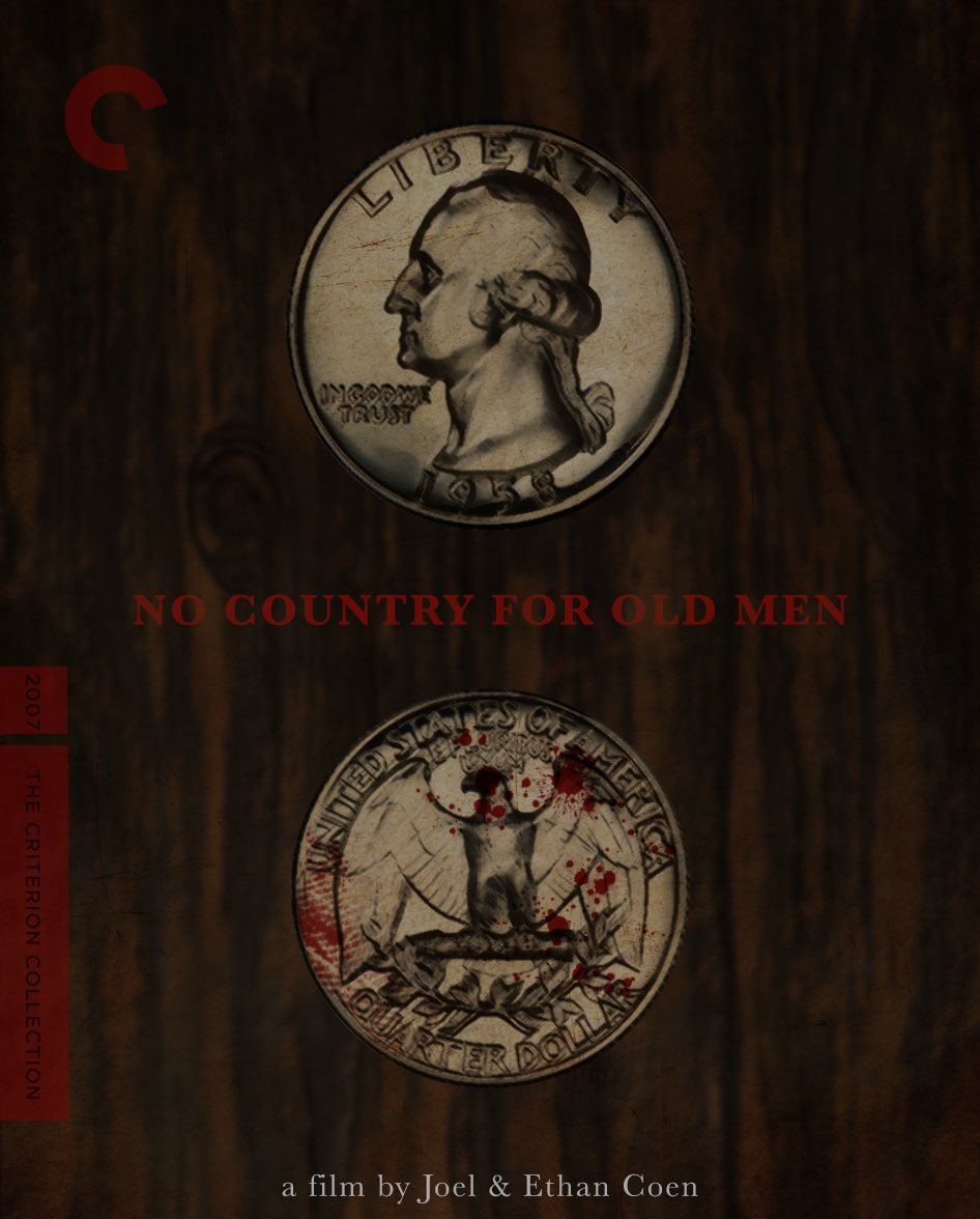 Some  @Criterion covers I designed for NO COUNTRY FOR OLD MEN