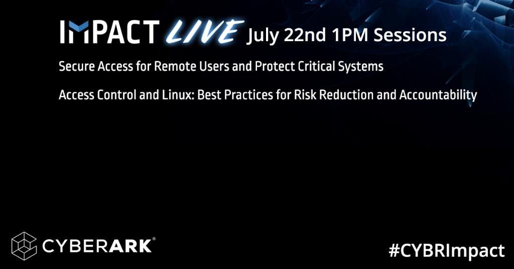 We're heading into our last hour of breakout sessions for #CYBRImpact! Check out what you can watch at 1pm spr.ly/6016GkiMj