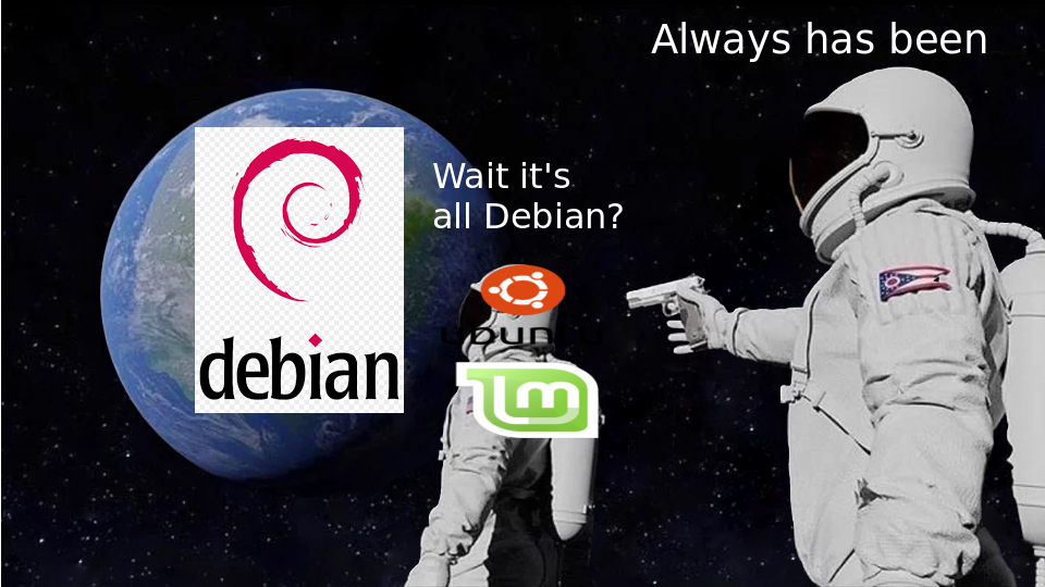 nixcraft's tweet image. Debian is mother Linux distro