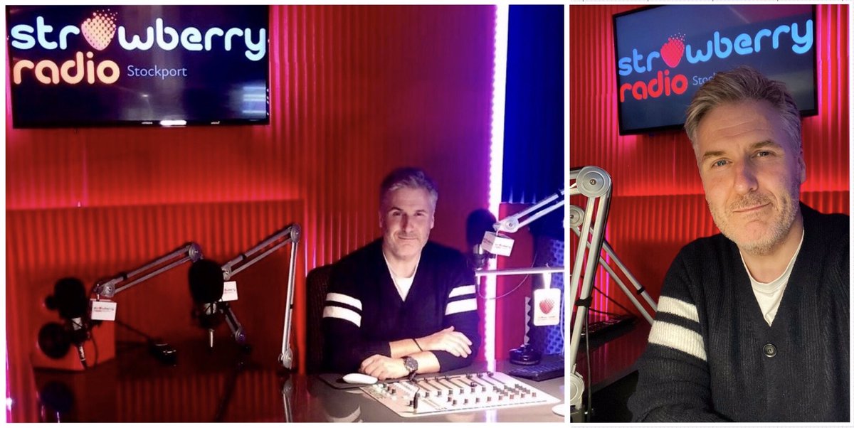 Spent 6 years broadcasting across South MCR and North Cheshire. Thanks to those lovely people <a href="/StrawberryRadi1/">Strawberry Radio Stockport</a>, I can again from this weekend as they’re letting me loose on Saturday mornings between 9 and 12. Fab songs too. Available on DAB across Manchester, online and app.