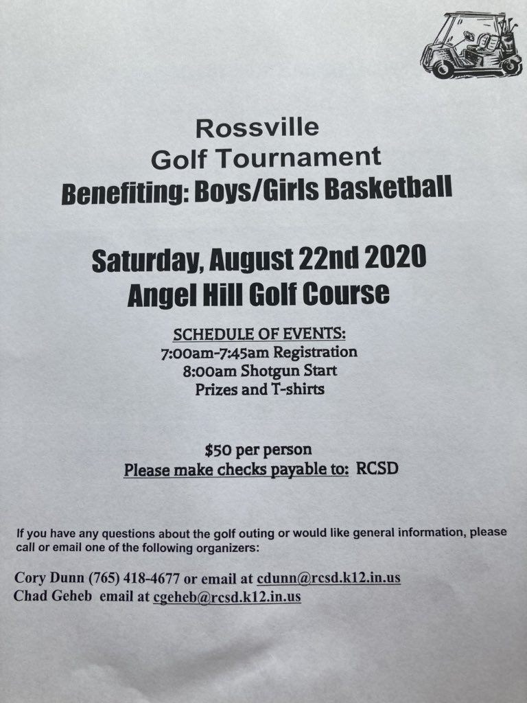 If you would like to play in our golf outing this year, or be a hole sponsor here is the info. We had a great turnout last year and we are hoping for another great one this year.