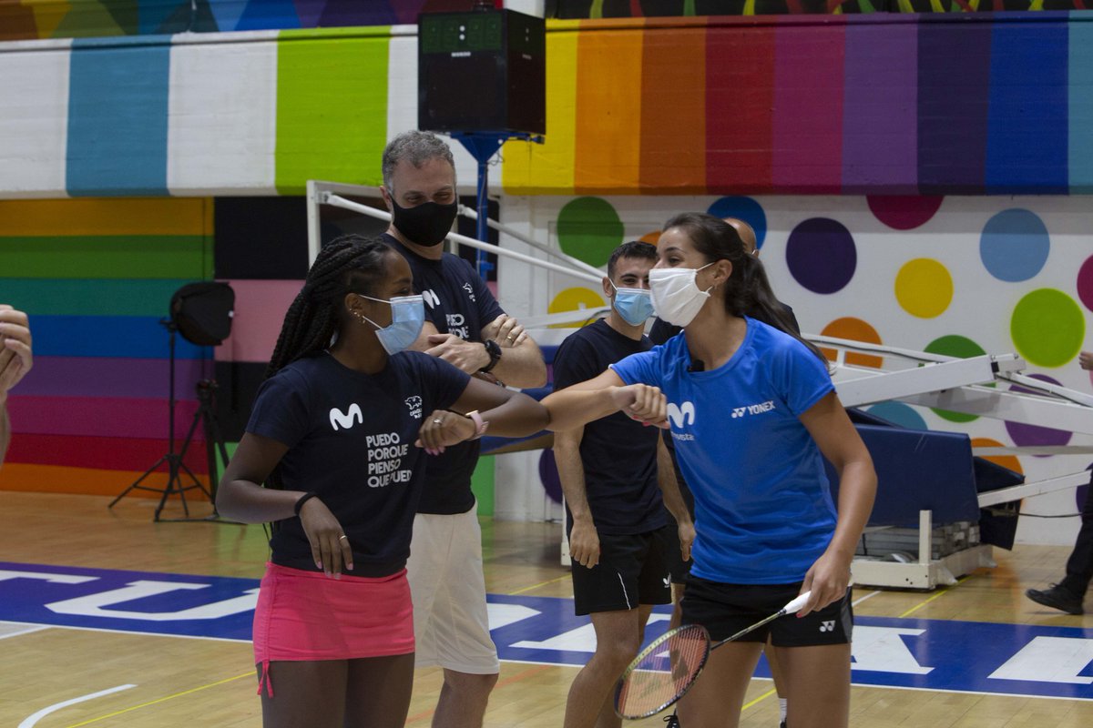 ＬＵＪＡＺＯ！💙💎

Eso es estrenar la <a href="/MovistarAcademy/">Movistar Academy Magariños</a> junto a @MovistarLikes y <a href="/MovistarEstu/">Movistar Estudiantes</a>! Ni la mascarilla nos borra la sonrisa 😊😷