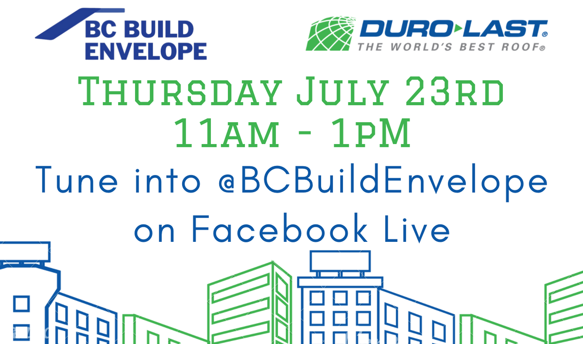 timkikot's tweet photo. Tune in to our live feed on Facebook on Thursday from 11am sharing a live feed for our live Duro-Last install event!

Tune into our live feed on Facebook on Thursday from 11am 
@durolast #WednesdayWisdom #construction #bc #bcpoli 

https://t.co/Y36QRWrmB8 https://t.co/d4rV32PVOk