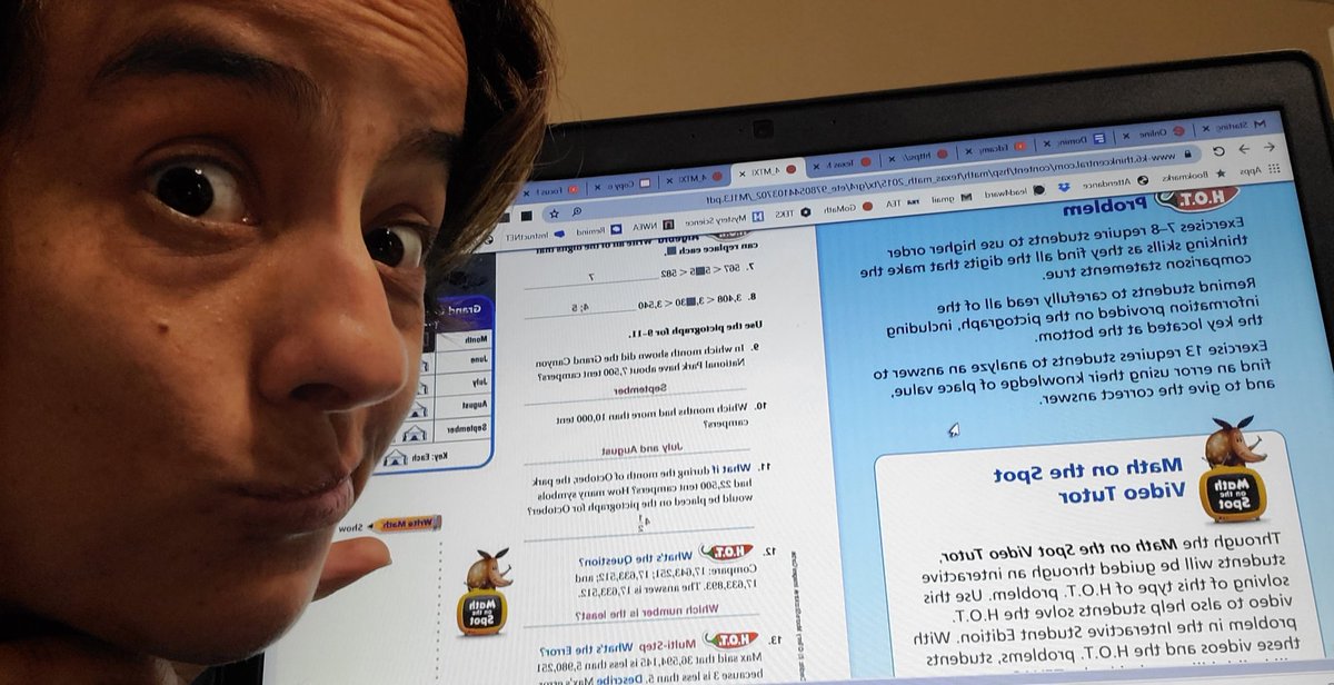 CruzlopezMrs's tweet photo. @edcampMATH the Scavenger Hunt continues... question 3: the digital version of the teachers GoMath book. https://t.co/3UsAlp7tY2