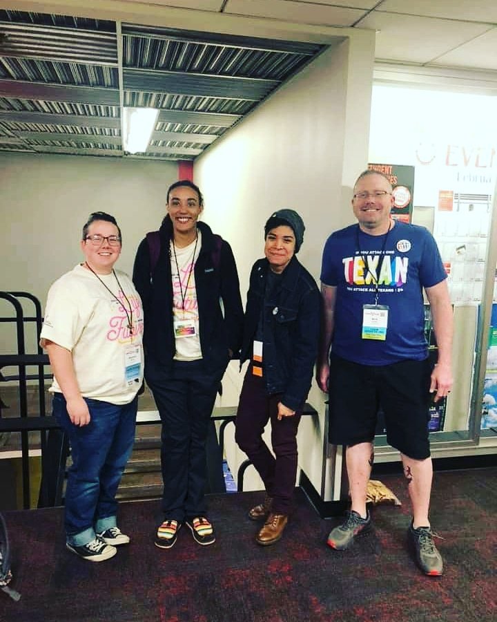 _LubbockPRIDE's tweet image. A pic from the last day of the LGBTQIA &amp;amp; Allies Summit on Sunday morning. It was a great weekend with a lot of education, communication, and making new friends and contacts. Texas Tech University lgbtqia Education &amp;amp; Engagement #lubbockpride #throwback #sorta #missyouguys
