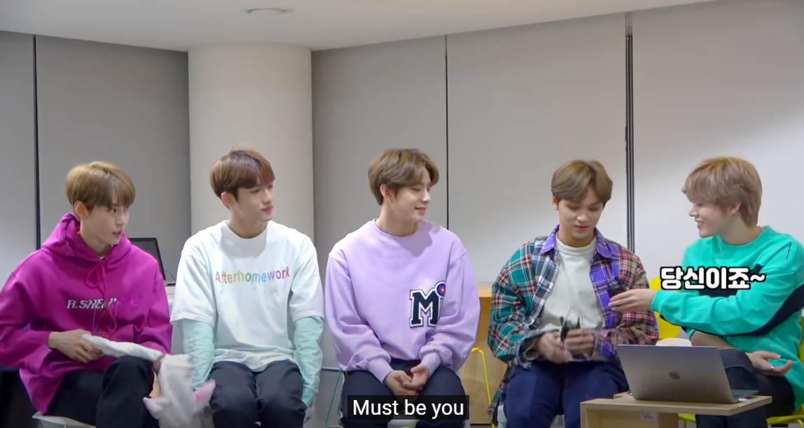 [NCT TMI / Seasonies Like This 127 Ep. 6 181126 (uploaded)]] Mark’s busy and they weren’t able to watch movies. Haechan said he feels like giving up on movie dates now :(   #MarkHyuck