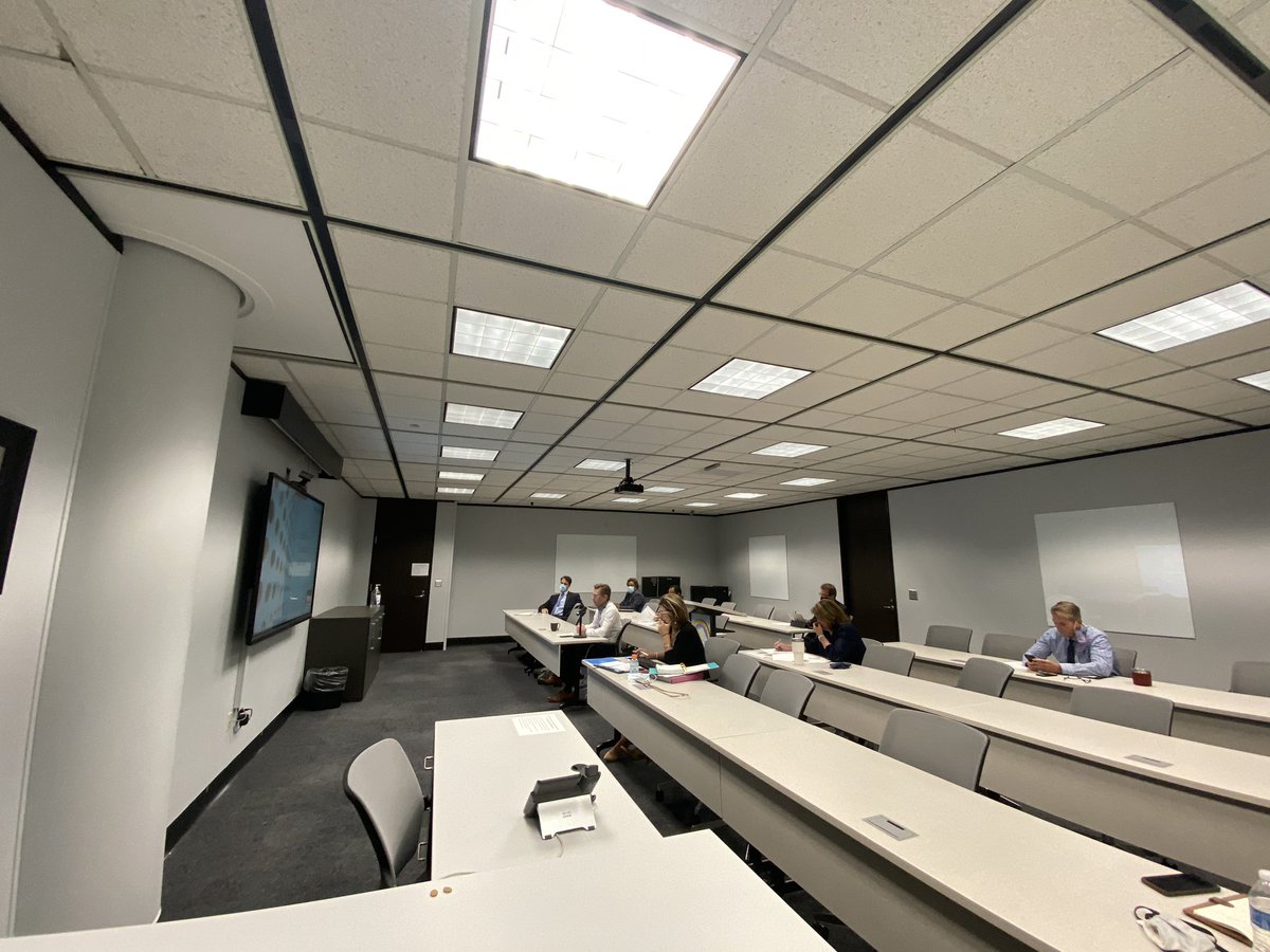 This morning, we [virtually] met with superintendents around the state.  We provided an update on funding and allowable use of CRF.  We also answered questions and provided clarification on various topics related to the reopening schools.