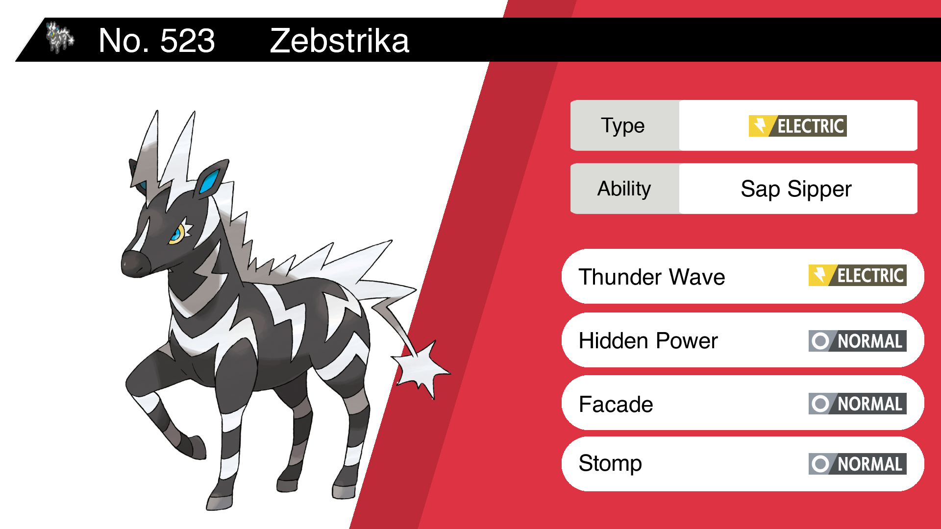Pokemon Zebstrika