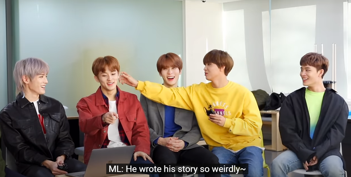 [NCT TMI / Seasonies Like This 127 Ep. 8 181210 (uploaded)]] Haechan showed his in-ear earphone’s designs but Mark was disappointed when it arrived. HC took this opportunity to confront MK regarding their failed movie dates. I don’t know what else to add haha look at them sksks