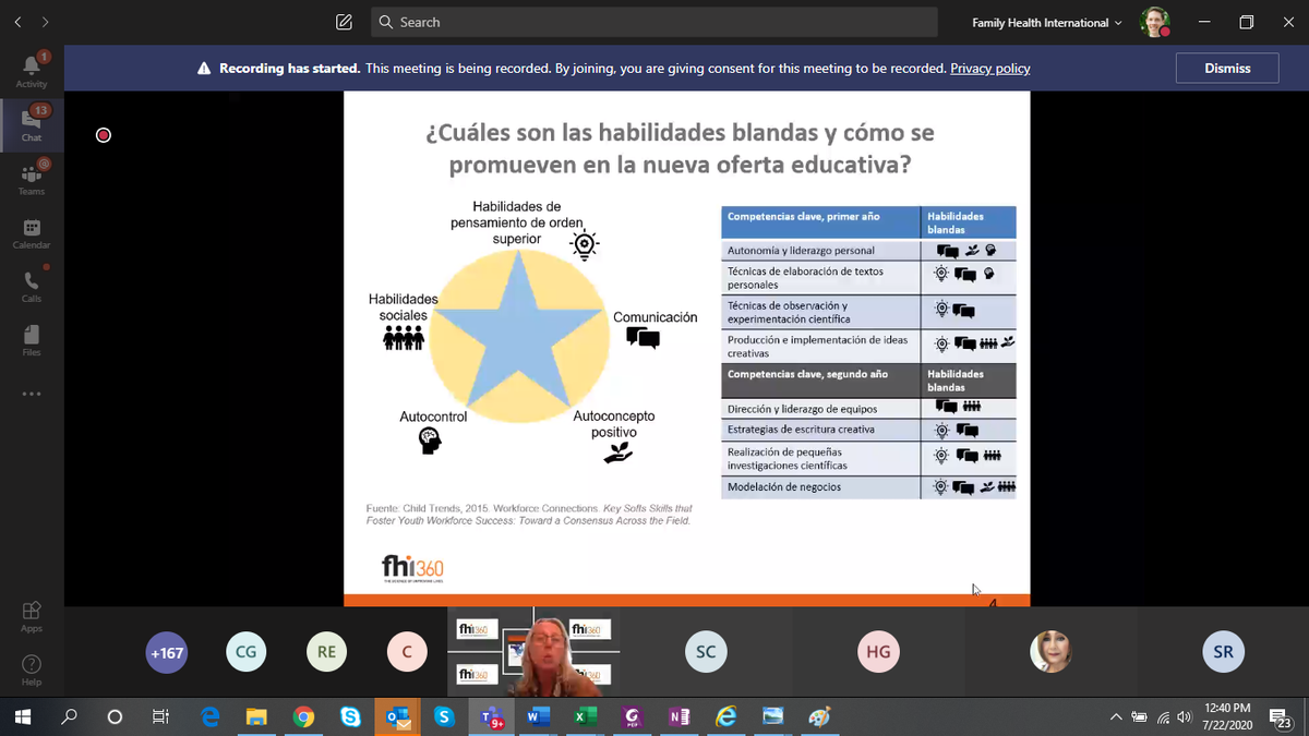 hahnjp1's tweet photo. Deborah Kennedy explains how #softkills informed the design of upper #secondary #TVET programs in #ElSalvador and how these skills map onto #competenciasclaves in the new curriculum. @MINEDUCYT @fhi360 @MCCgov @FOMILENIOII https://t.co/9mAqIsBv9S
