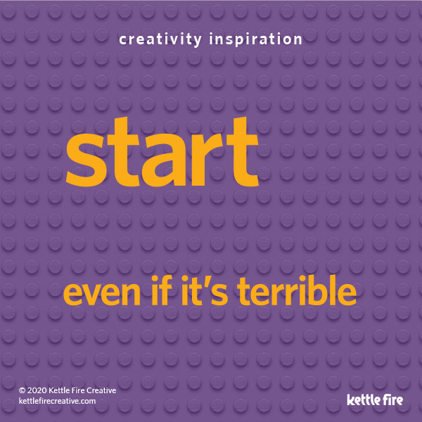 kettlefirecr's tweet photo. Six tips to boost your creativity on demand: #6 Start, even if it's terrible. See the full article at https://t.co/kPutuZSrt0 https://t.co/5NGnm5tPCe