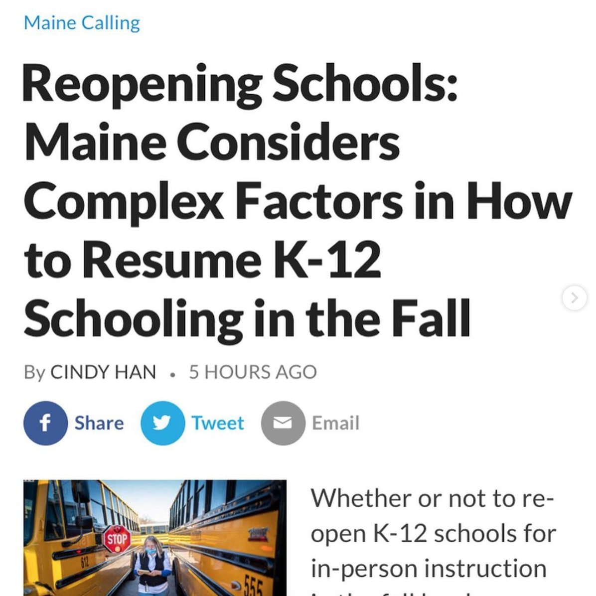 OutrightMaine's tweet photo. ⚠️ACTION ALERT⚠️ 1-2pm @mainecalling is holding a conversation on Reopening Maine’s K-12 schools this fall!

Let’s flood their phone lines and twitter with questions and comments about student rights and education justice in the time of COVID. https://t.co/HtUZN10fJH