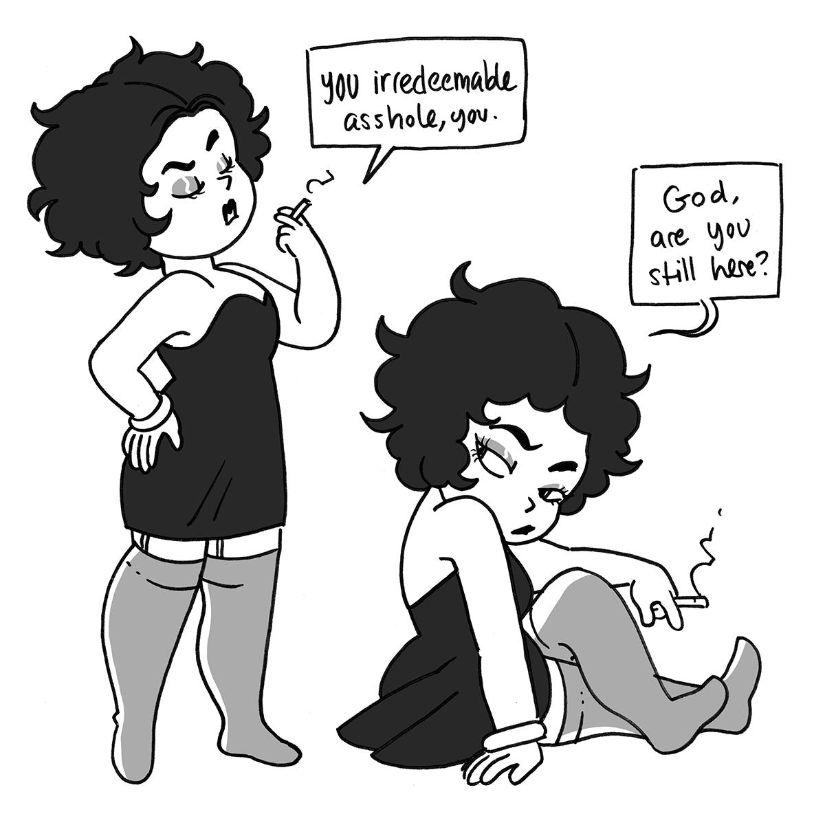 I'm reposting my Bitchy Betty Boops because I can. 