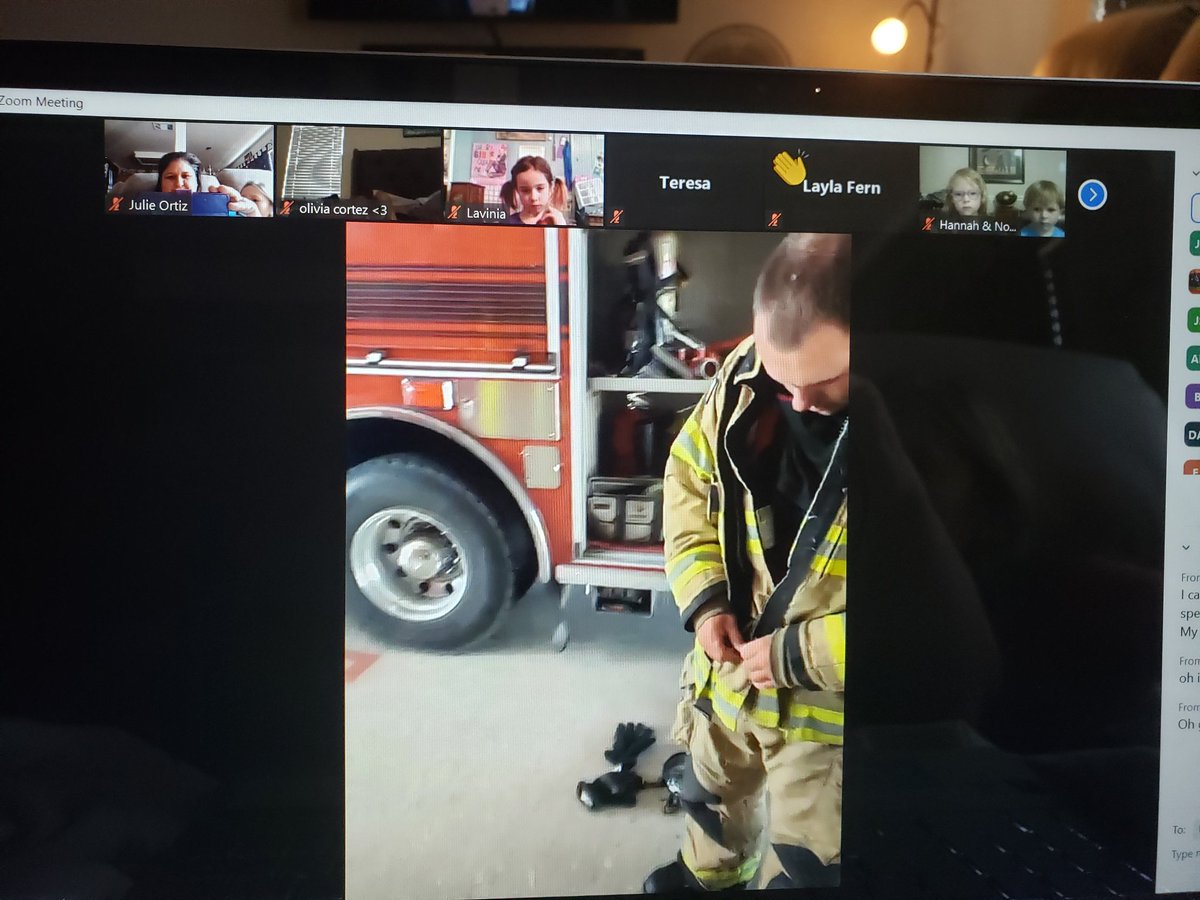 MrsJulieOrtiz's tweet photo. Had a great field trip to District 7 Fire Rescue Station. Thank you to Firefighter Jacobs and Stanphill for the experience. Thank you for joining us @MsTorres813 @nuttfirstgrade @Stahlman_Teach #projectschool #elrodss #NISDSummerLearning https://t.co/DySpkTHyw5