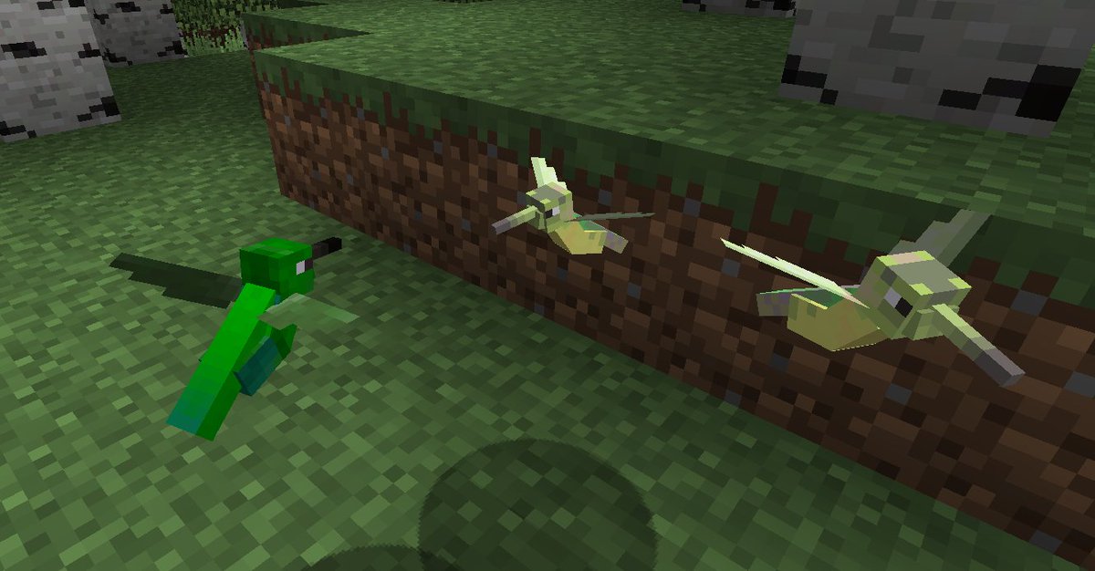 MCPEBeta_info's tweet image. RETWEET if you'd like to see more Exotic Birds added in #Minecraft!