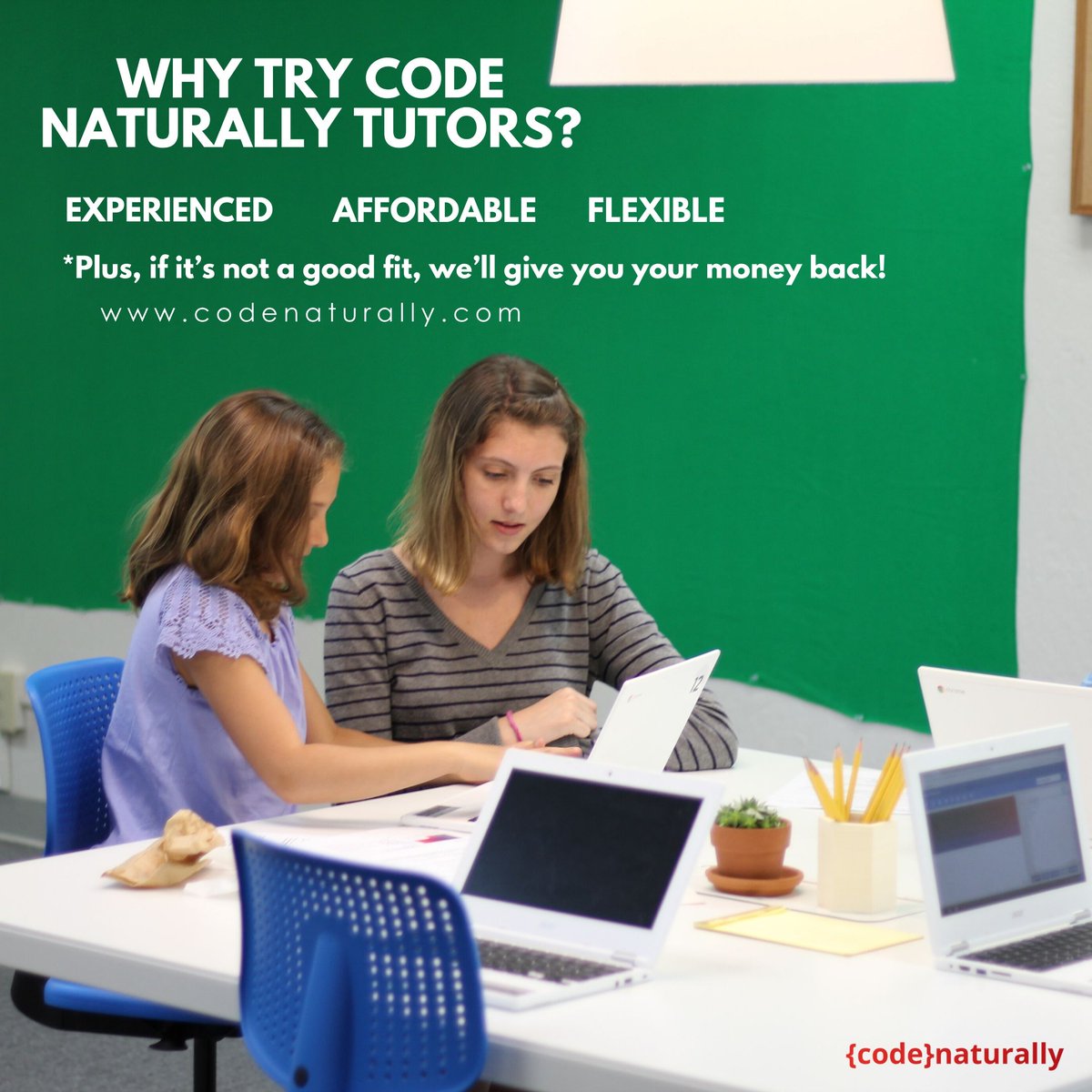 CodeNaturally's tweet image. Why try Code Naturally Tutors?
Ready to find out?
Try Code Naturally Tutors
Get in touch today
codenaturally.com
.
.
.
#coding #programming #learncoding #developer #code #python #coder #javascript #codenaturally