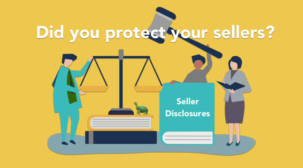 disclosuresio's tweet photo. Did you protect your sellers? 
Facilitating the seller disclosure safely, legally, and digitally.  https://t.co/eKCxK2MBIp https://t.co/SNq9pgEt5r