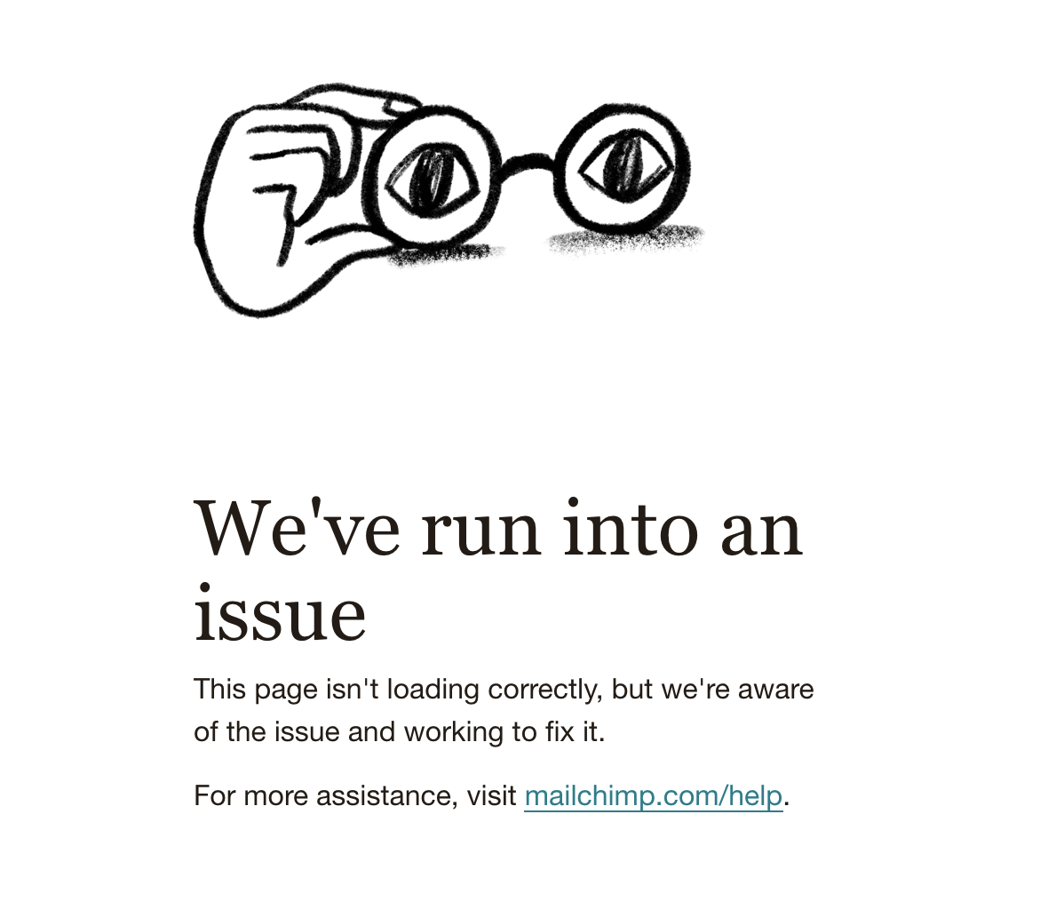 LangleyDustin's tweet photo. @MailchimpStatus Still having this issue and can't log in. https://t.co/MBJItEWtNy