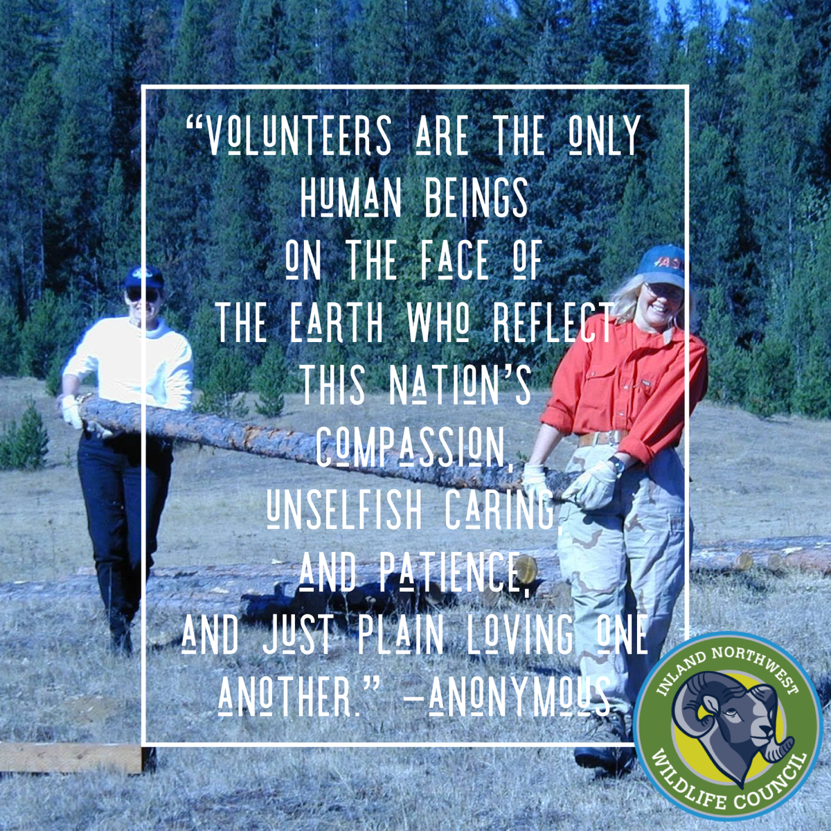 CouncilInland's tweet photo. Good Morning Spokane! We just want to let everyone know how much we appreciate our volunteers! Volunteers are a key part of our operation. We don't know where we would be without you. For information on volunteer opportunities go to https://t.co/TLVRmFFM00 https://t.co/OMS8E0EyJ7
