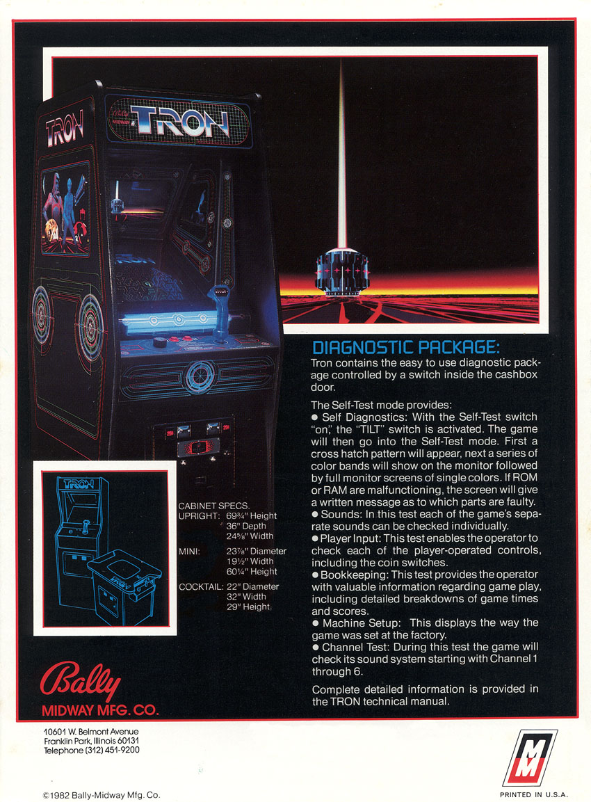 Lord_Arse's tweet photo. Arcade Flyer of the Day! 👾

Title: Tron
Manufacturer: Bally-Midway
Region: USA
Year: 1982 https://t.co/oSeifqyYQl